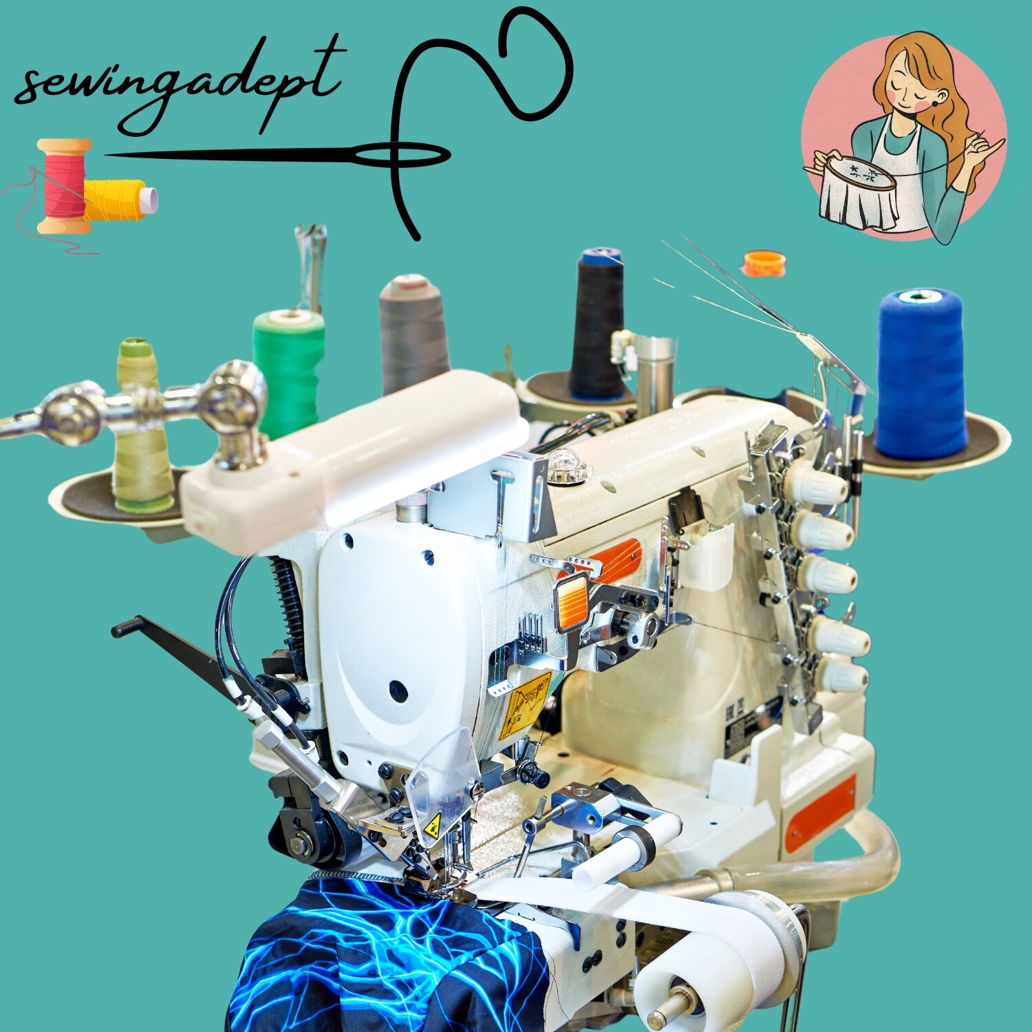 chain stitch sewing machine that Transforms Fabrics